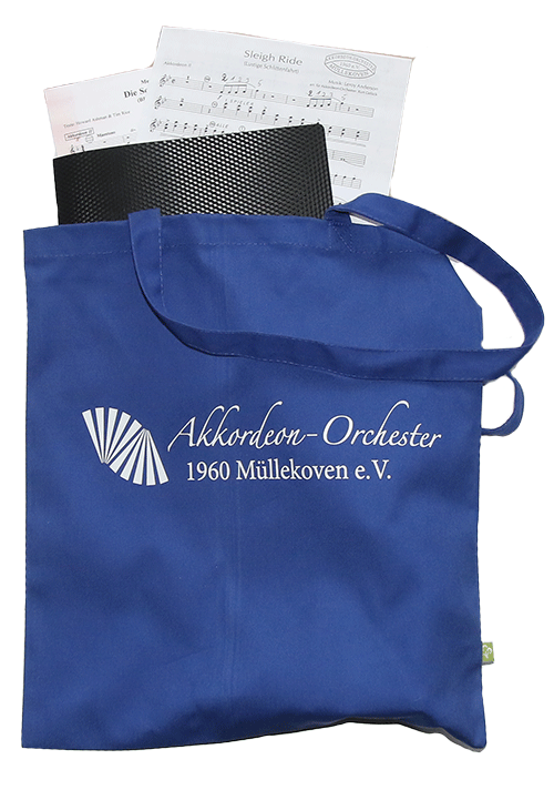 Es gab eine schicke Notentasche vom Nikolaus