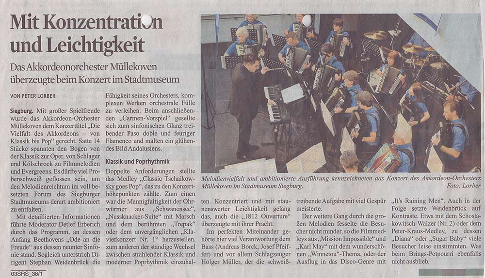 2016 Mit Konzentration und Leichtigkeit